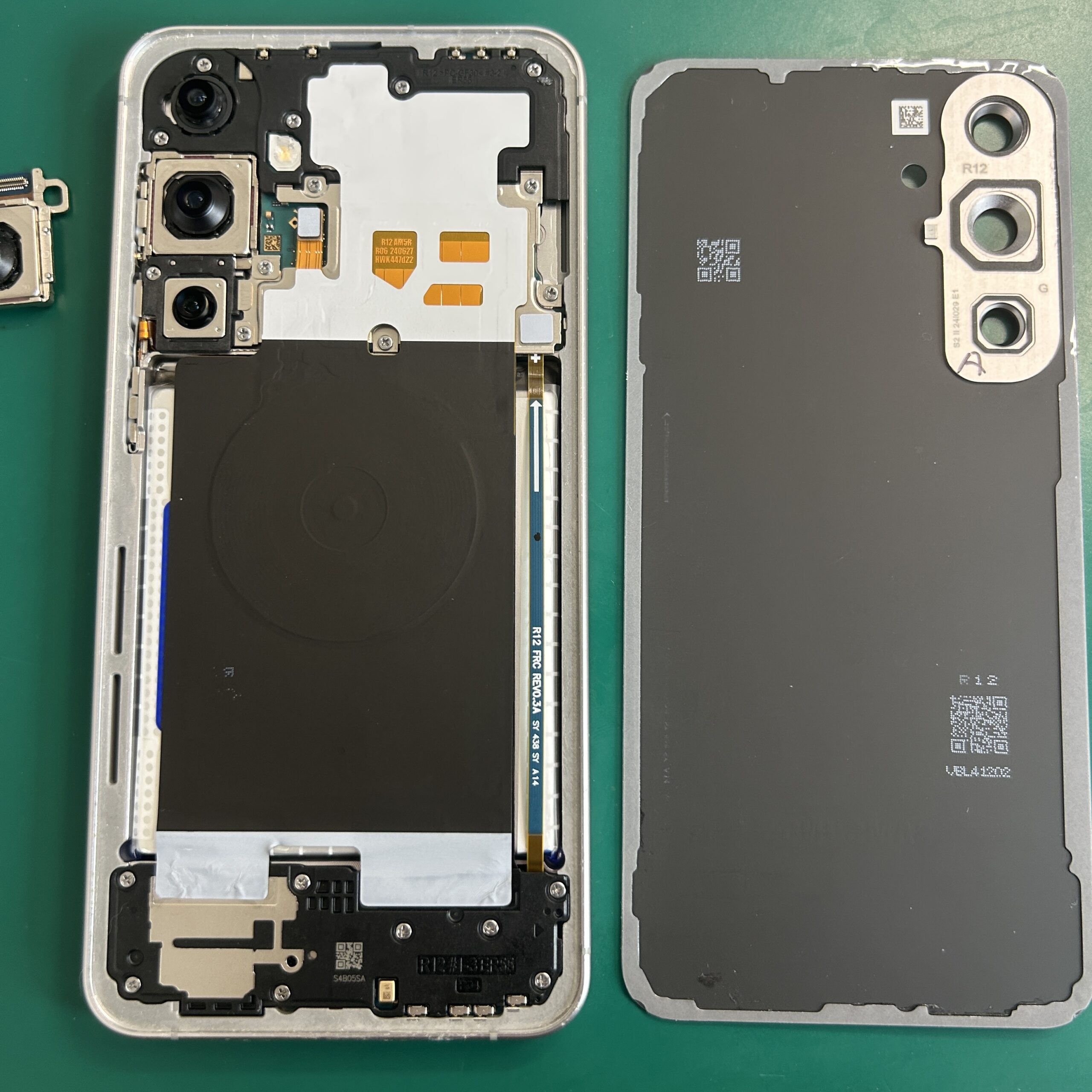 Android Galaxy S24FE リアカメラレンズ交換, リアカメラ交換
