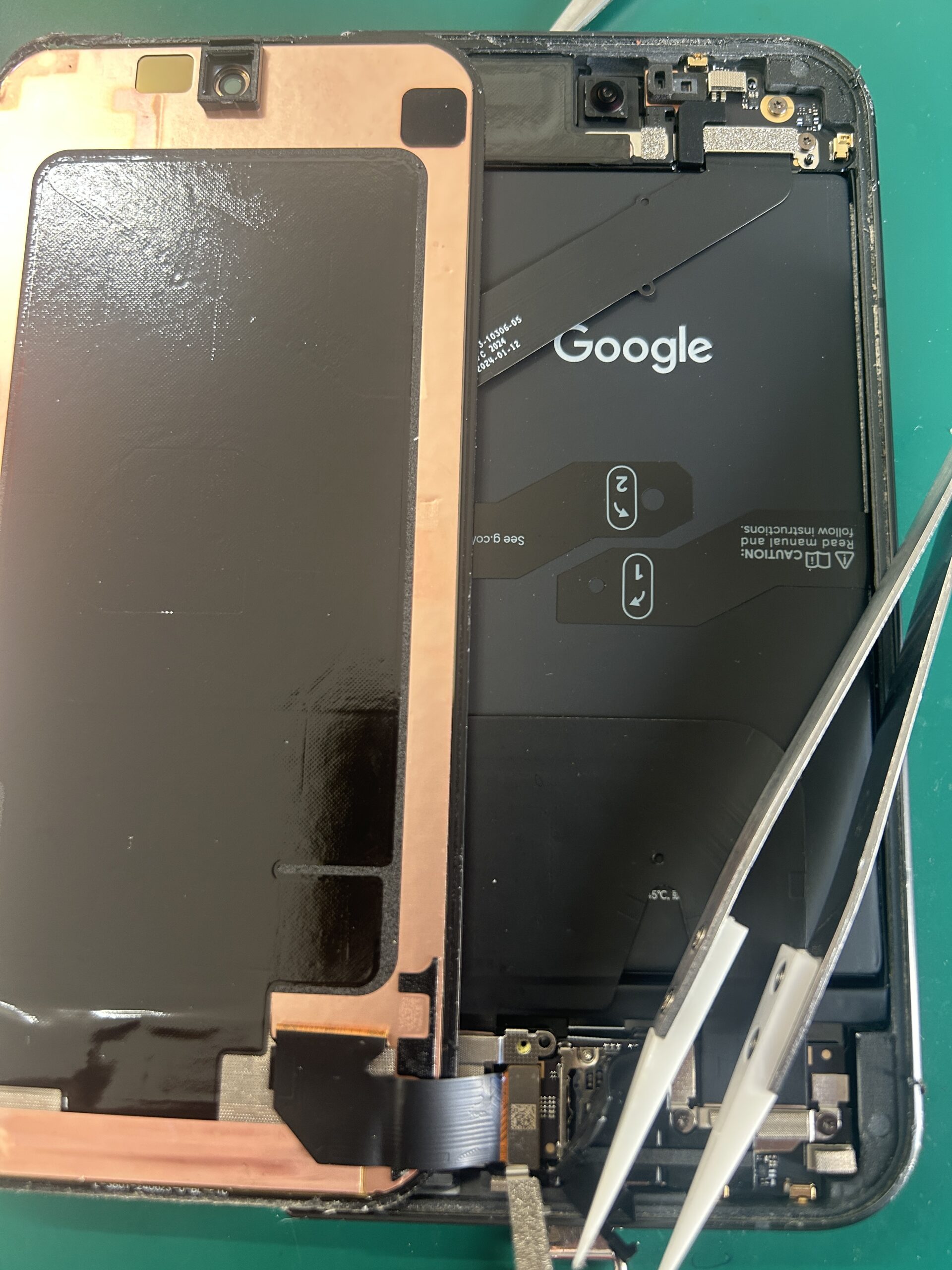 Android Pixel9 Pro FOLD フロントパネル交換