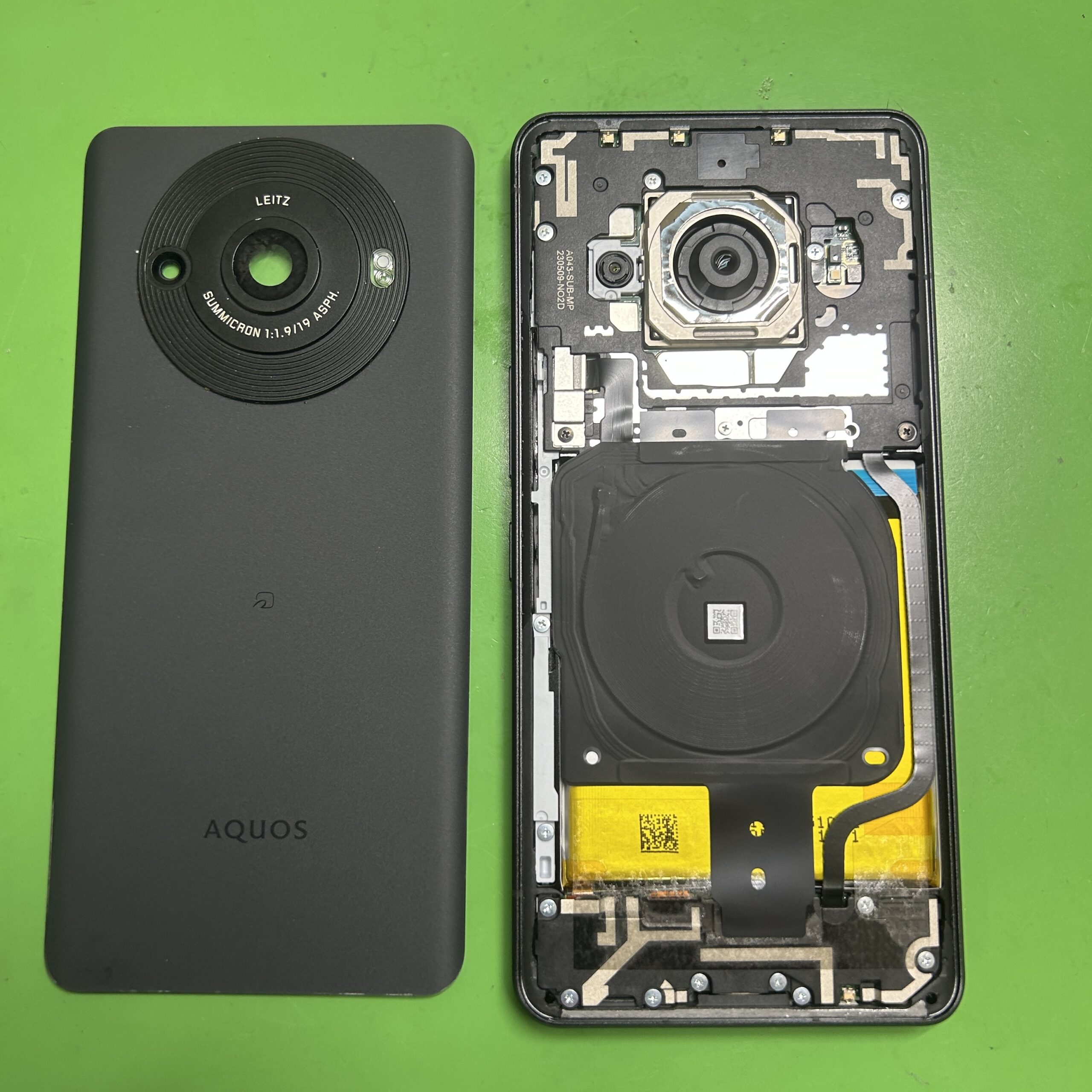 Android AQUOS R8Pro バッテリー交換