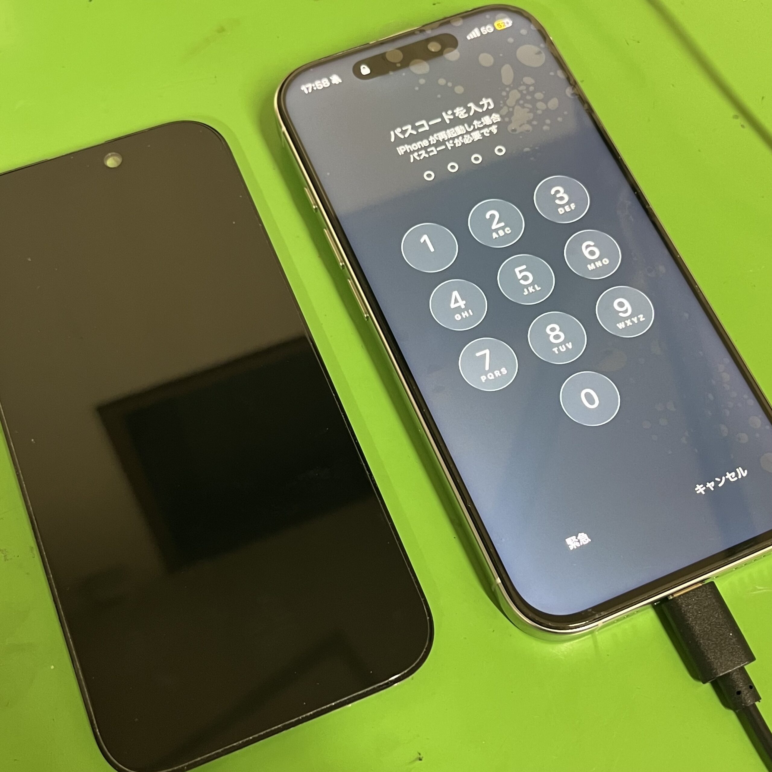 iPhone 16pro フロントパネル交換